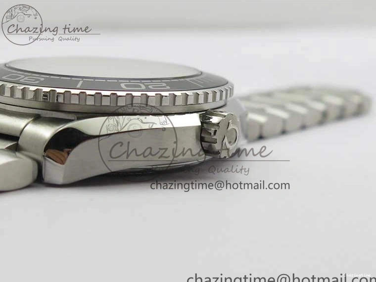 0217 Planet Ocean 39.5mm Black Ceramic Bezel SS VSF 1:1 Best Edition Black Dial on SS Bracelet A Stretchable 7890